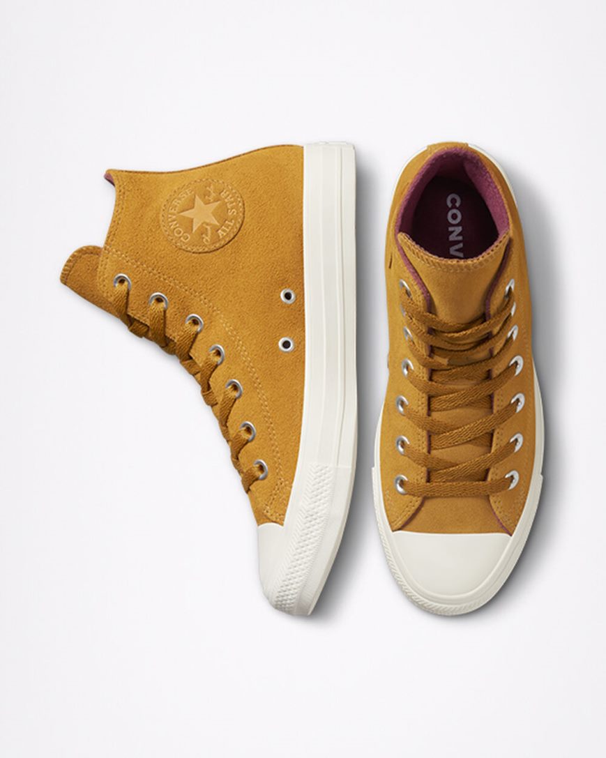 Dámské Boty Vysoké Converse Chuck Taylor All Star Classic Žluté | CZ OPZH58